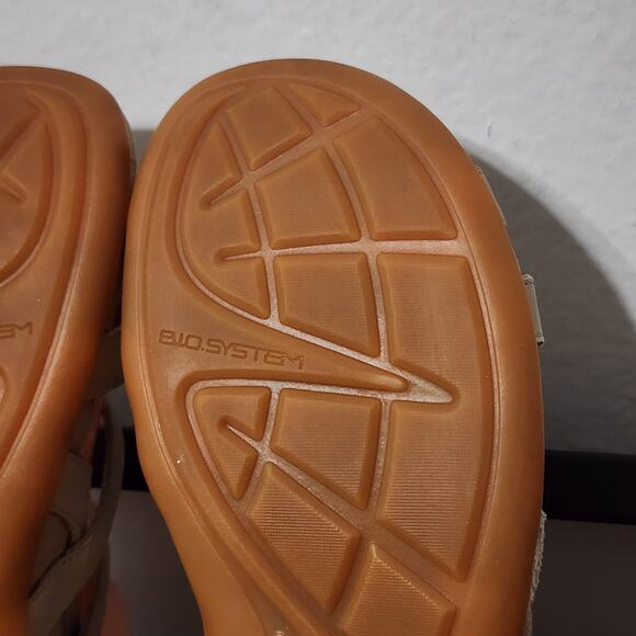 Abeo Laguna Womens Leather Sandals Size 9 Beige - Picture 7 of 9